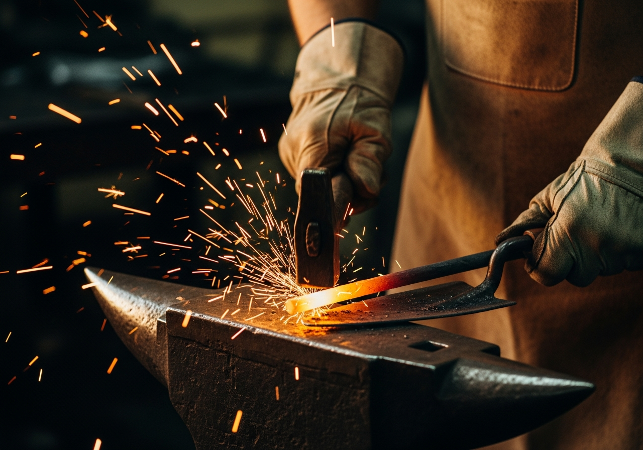 Inside the Iron & Leaf workshop