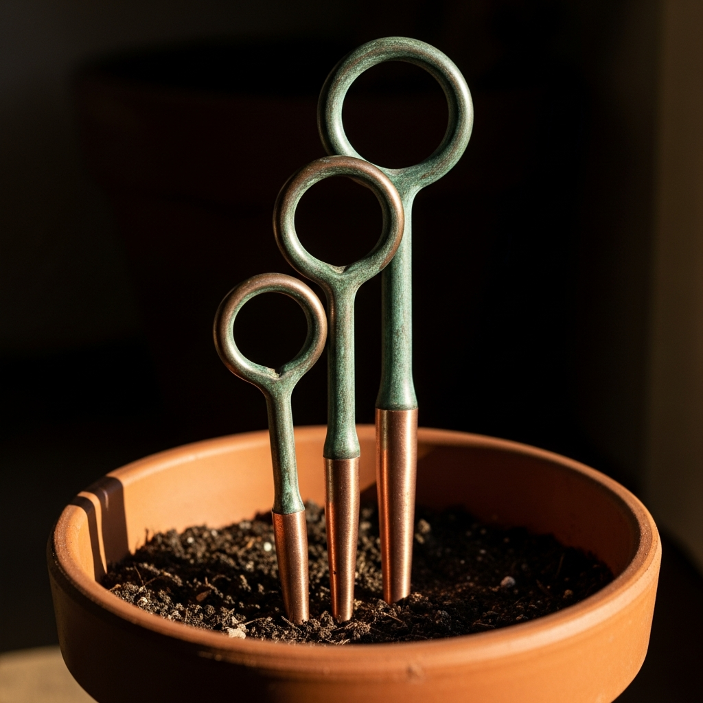 Copper Dibber Set