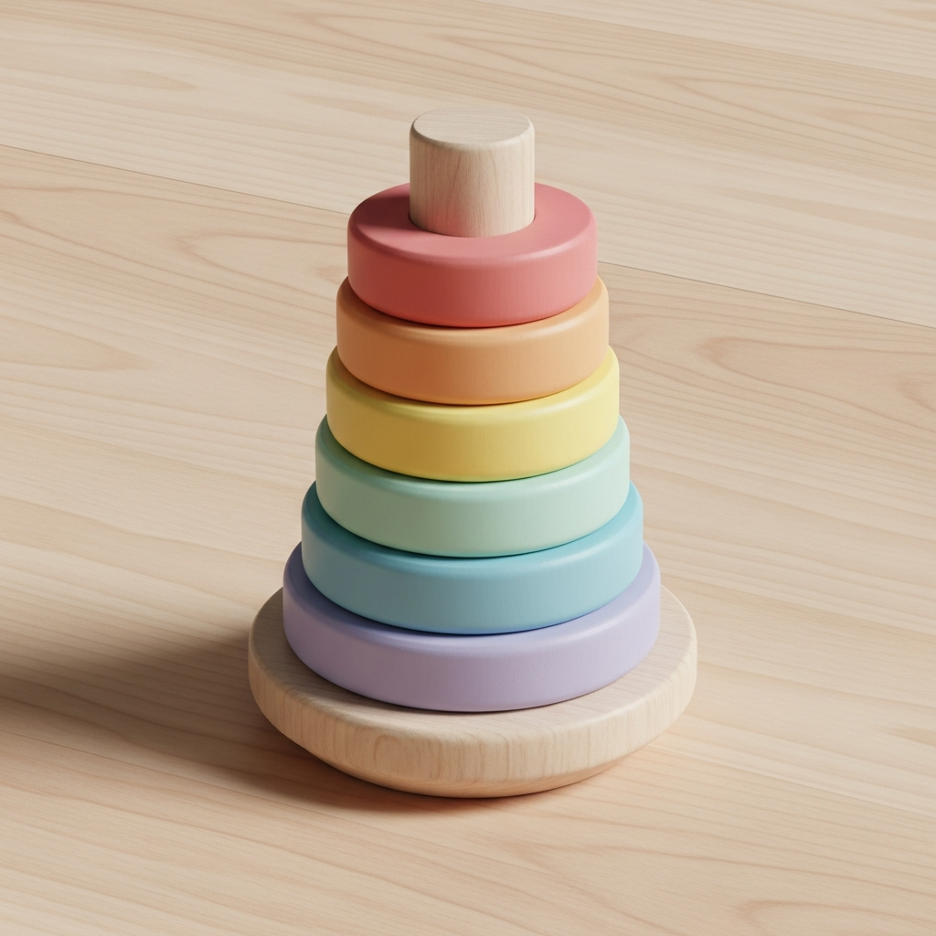 Wooden Stacking Rings