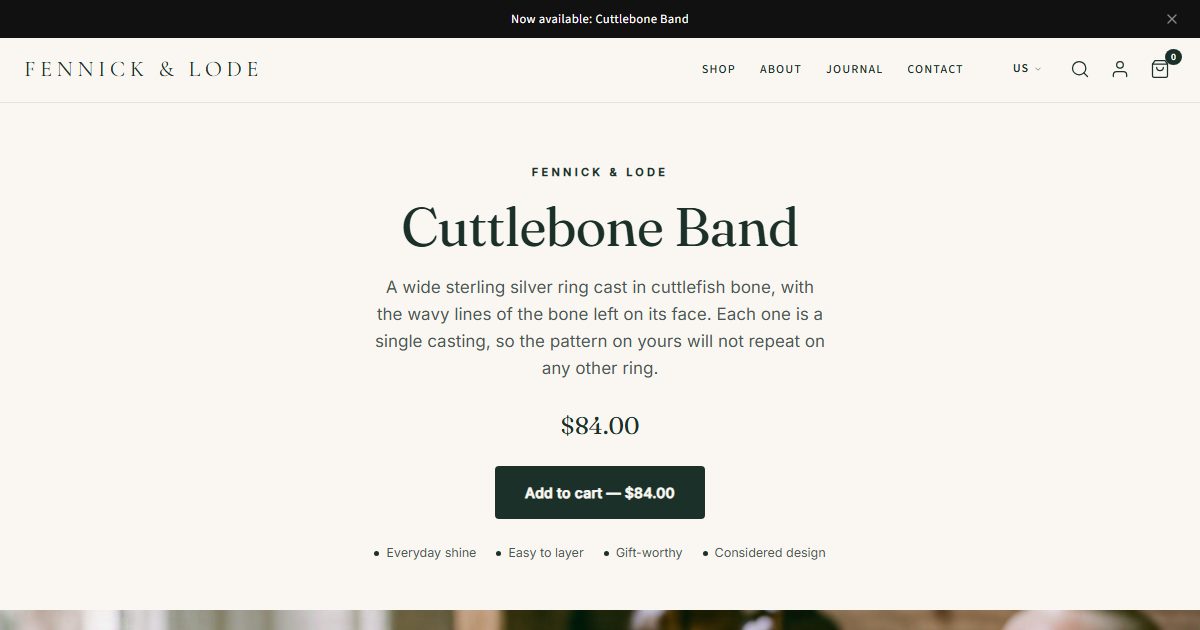 Fennick & Lode storefront