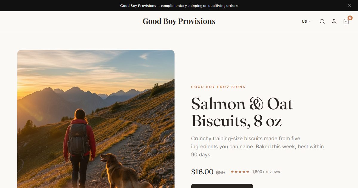 Good Boy Provisions storefront, Home & Lifestyle style