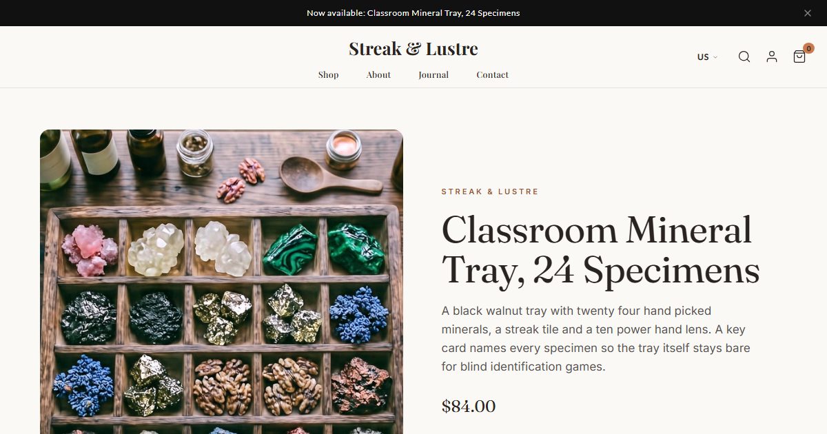 Streak & Lustre storefront