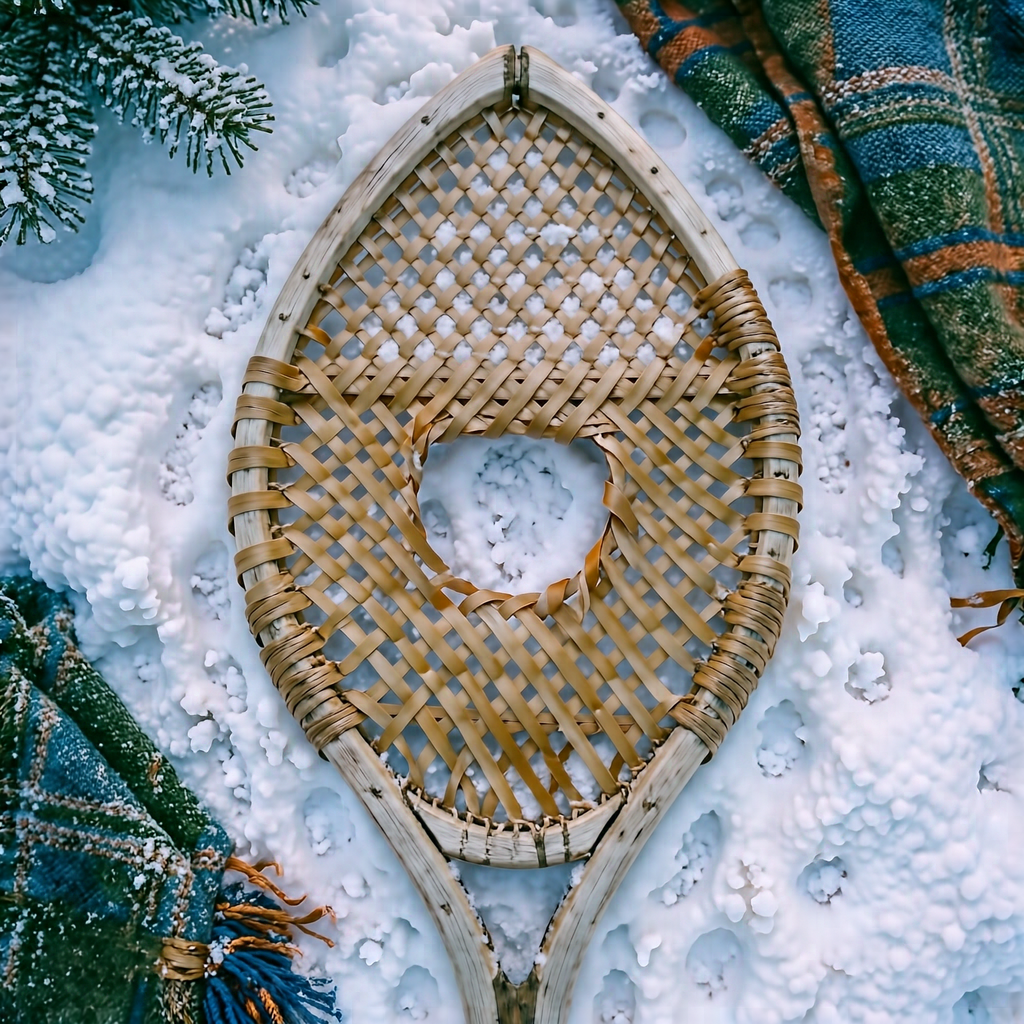 Try Maine Pattern Snowshoes, Ash and Rawhide today.