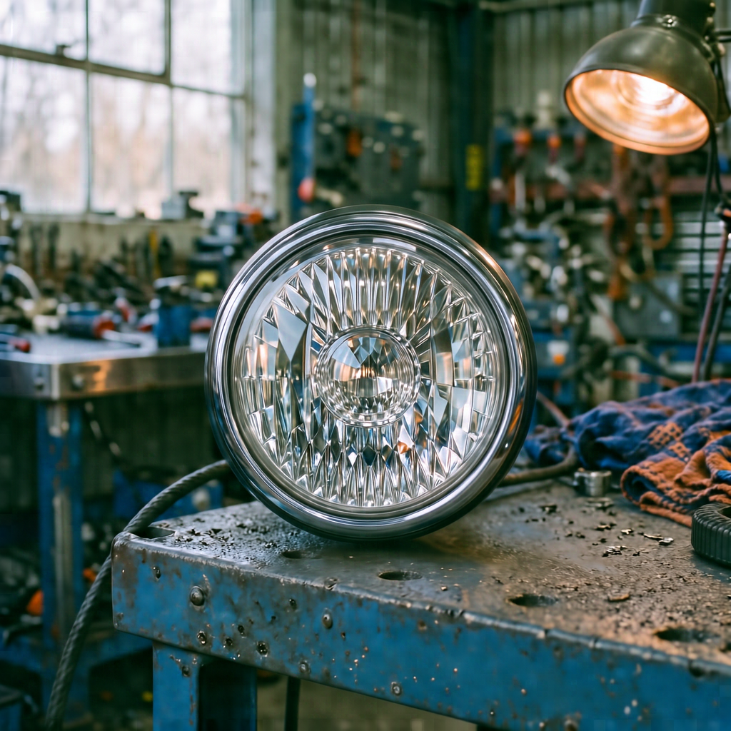 Try Restored Seven Inch Round Headlamps, Pair today.