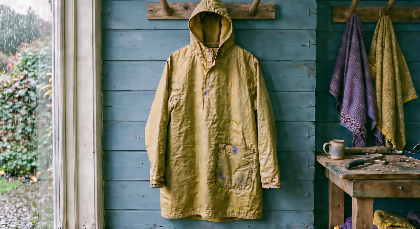 Waxed Canvas Rain Smock